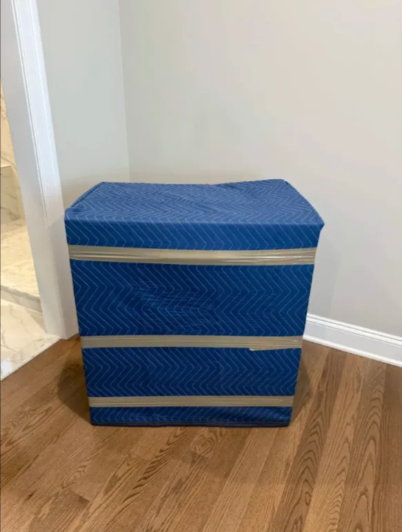 Blanket-wrapped furniture
