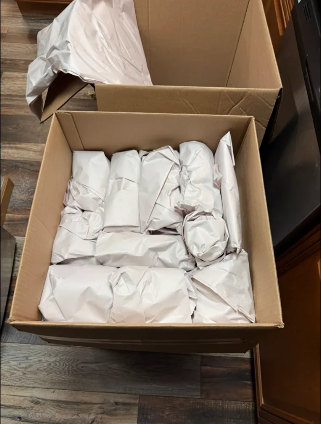 Individually wrapped household items